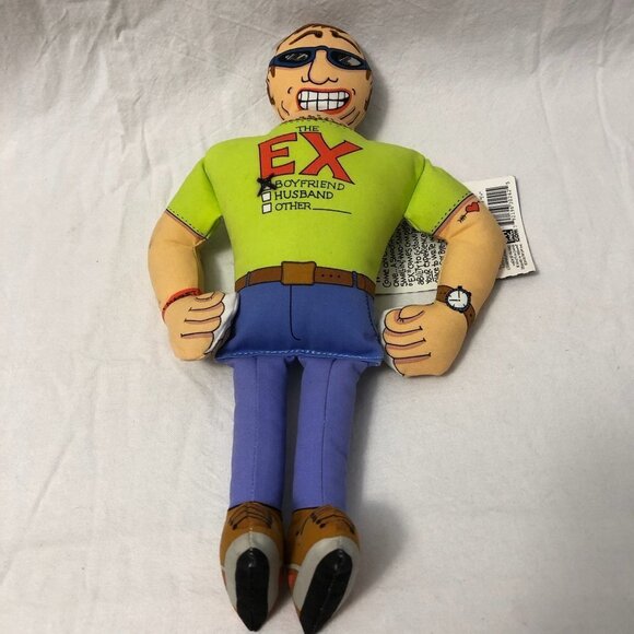 Doggy Hoots Fat Cat Inc. The Ex Plush Dog Toy - Picture 4 of 7